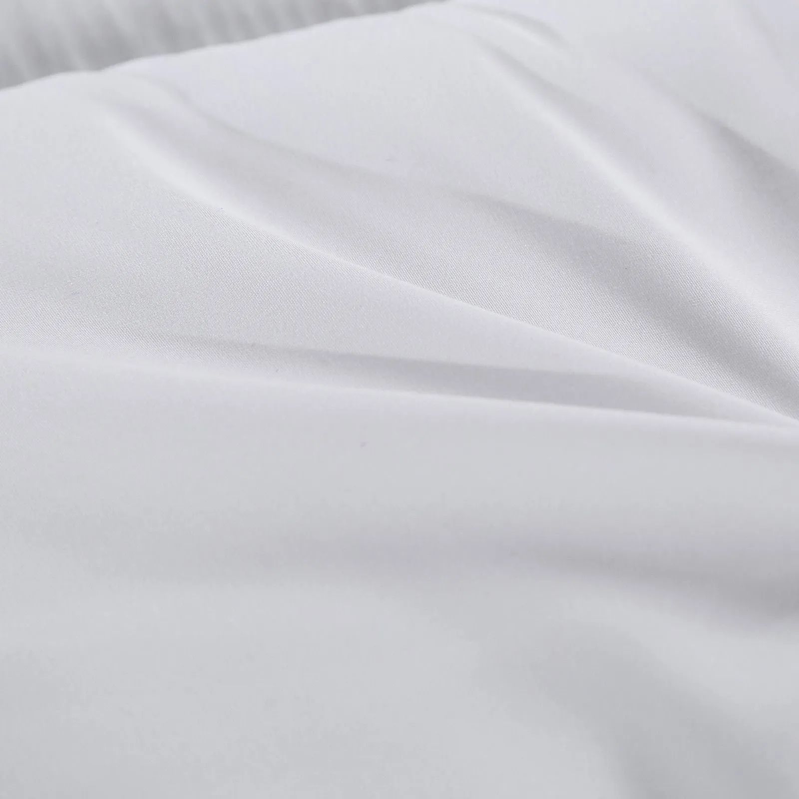 1000GSM Memory Mattress Topper Cover Protector Underlay | King | White