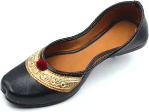 Chandrakala Casual Juttis for Women, Punjabi Jutti Ethnic Flats for Girls (WF148-P)
