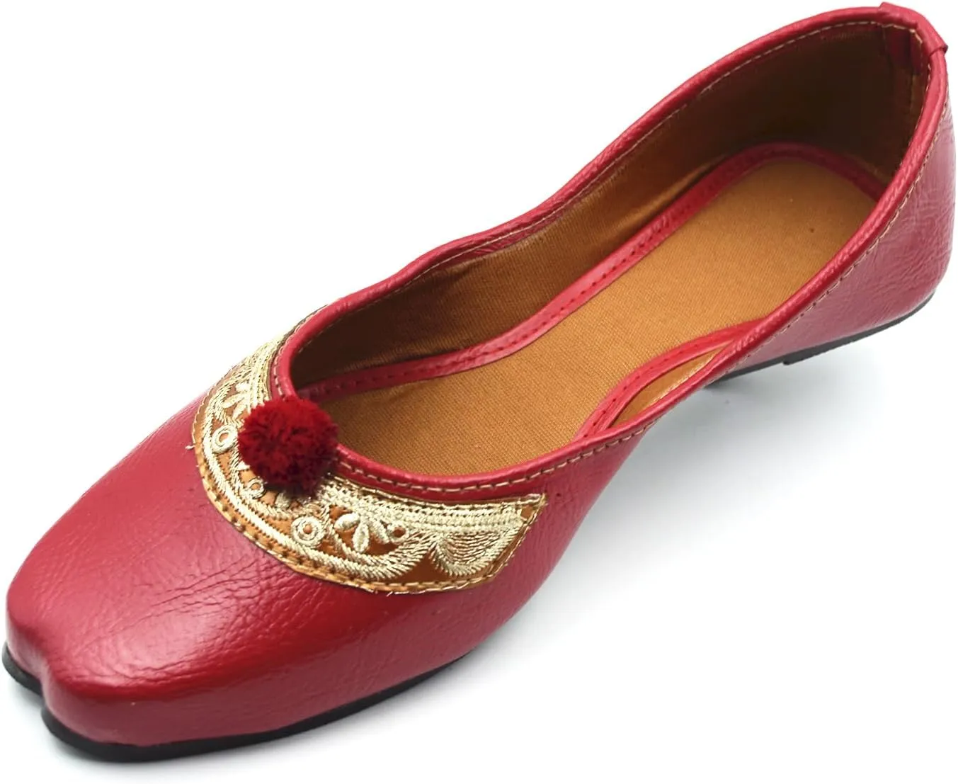 Chandrakala Casual Juttis for Women, Punjabi Jutti Ethnic Flats for Girls (WF148-P)