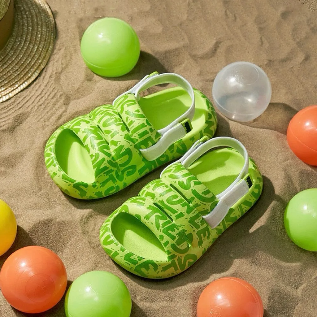 Cheerful Mario Beach Sandals