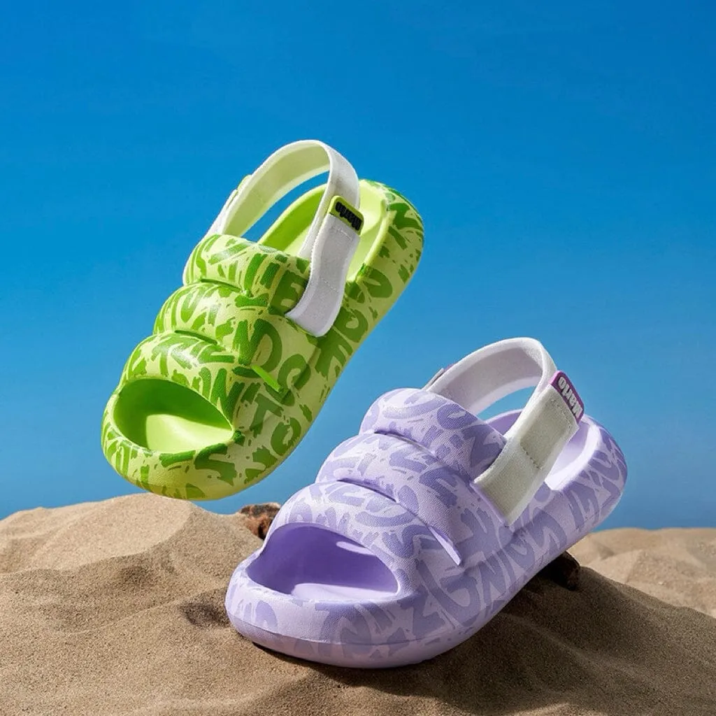 Cheerful Mario Beach Sandals