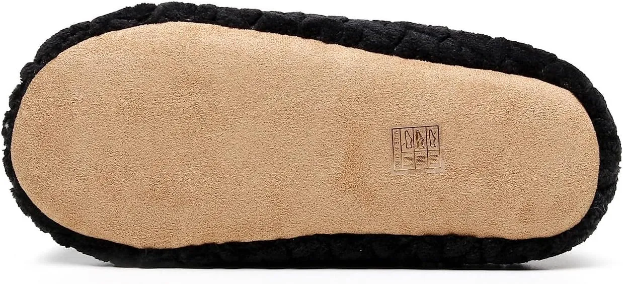 Crazy Lady Women's Fuzzy House super light Slippers Fluffy Furry Fur Slippers Scuff Outdoor Indoor Warm Cozy Plush Bedroom Shoes Soft Flat Comfy Anti-Slip5.5-6.5