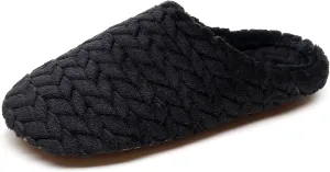 Crazy Lady Women's Fuzzy House super light Slippers Fluffy Furry Fur Slippers Scuff Outdoor Indoor Warm Cozy Plush Bedroom Shoes Soft Flat Comfy Anti-Slip5.5-6.5