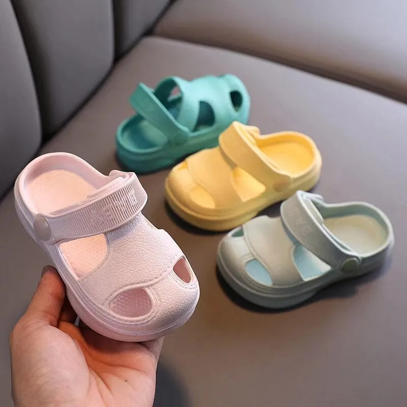 Cream Color Soft Sole Summer Sandals