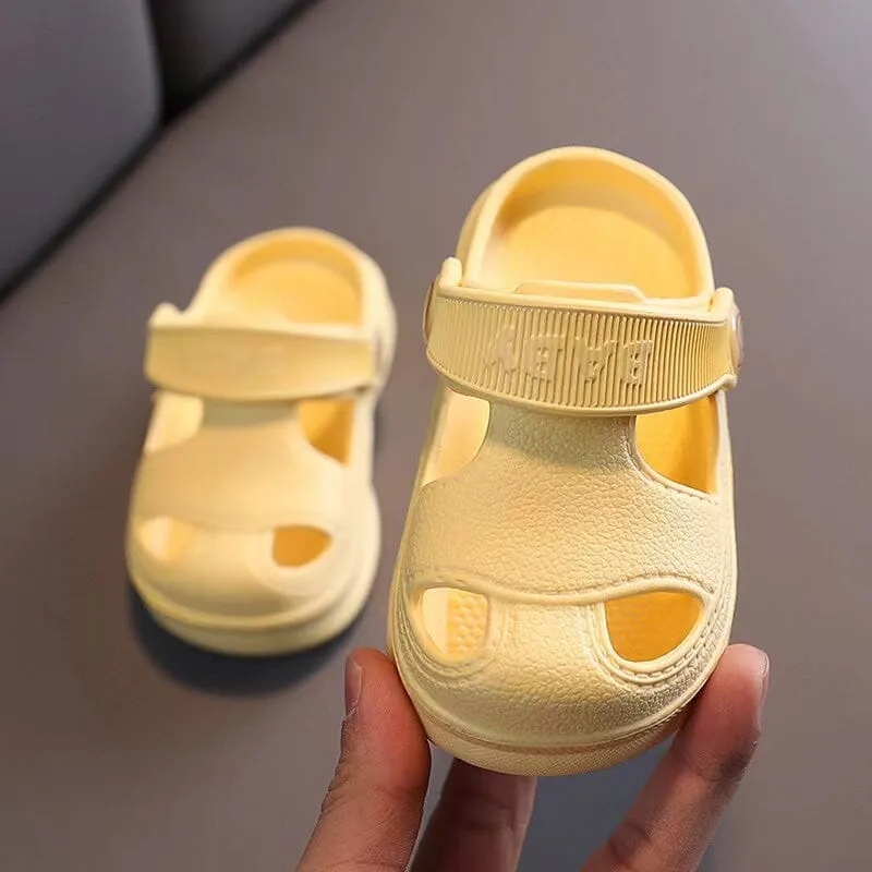 Cream Color Soft Sole Summer Sandals