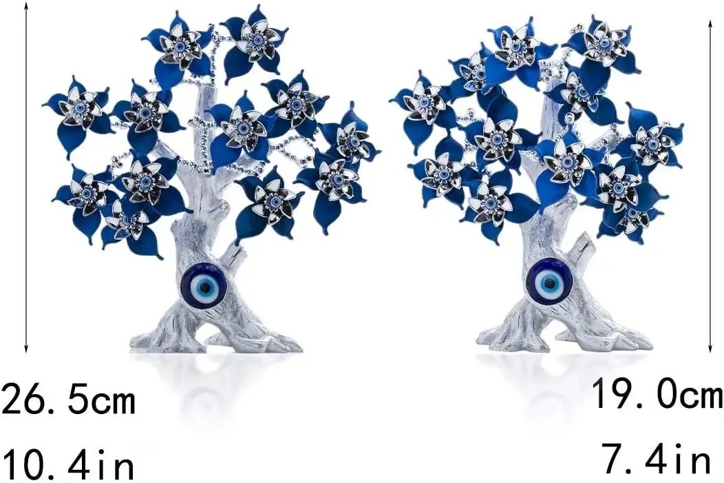 EEA Turkish Blue Evil Eye Tree Amulet for Home/Car/Garden