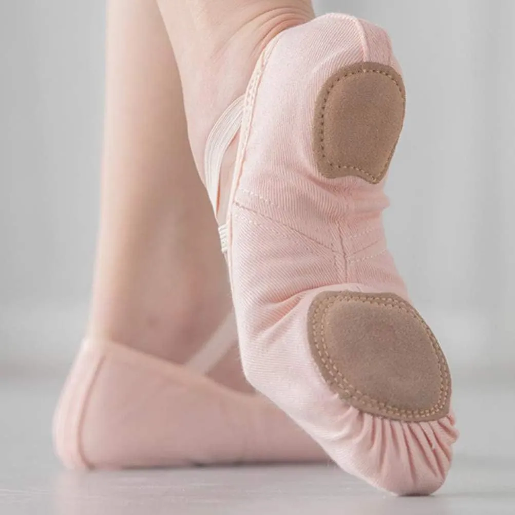 EXCEART sole ballet shoes girls kids ballet shoes ballet practice shoes women ballet flats ballet slippers for girls ballet shoes for toddler girls canvas ballet shoes foldable soles child