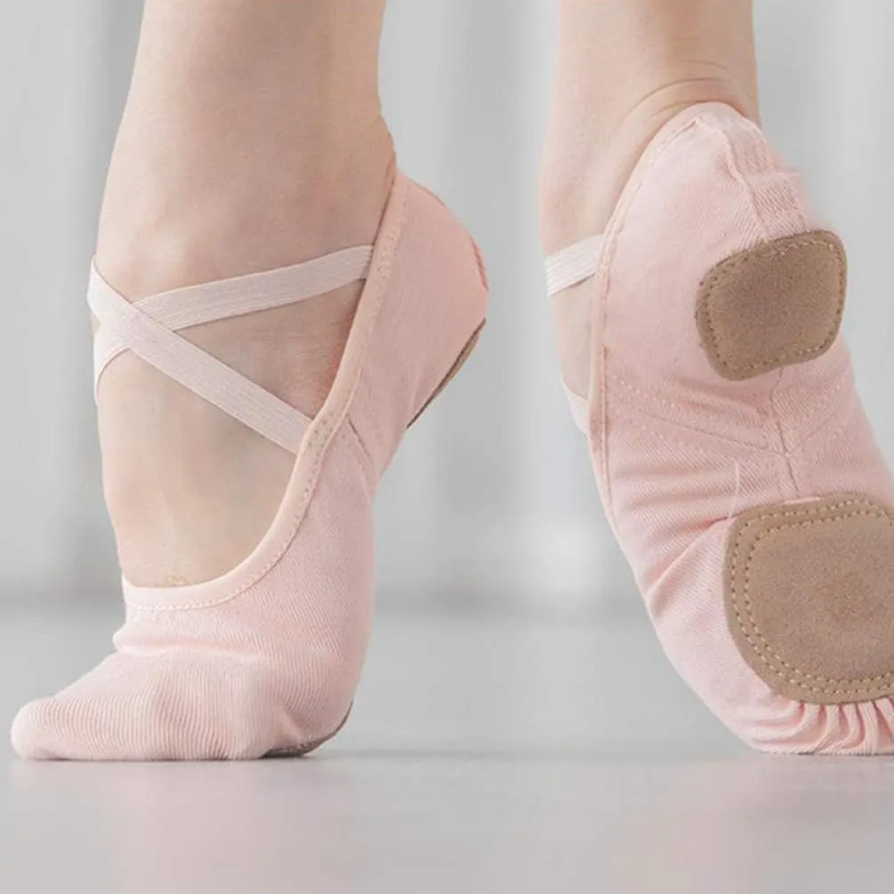 EXCEART sole ballet shoes girls kids ballet shoes ballet practice shoes women ballet flats ballet slippers for girls ballet shoes for toddler girls canvas ballet shoes foldable soles child
