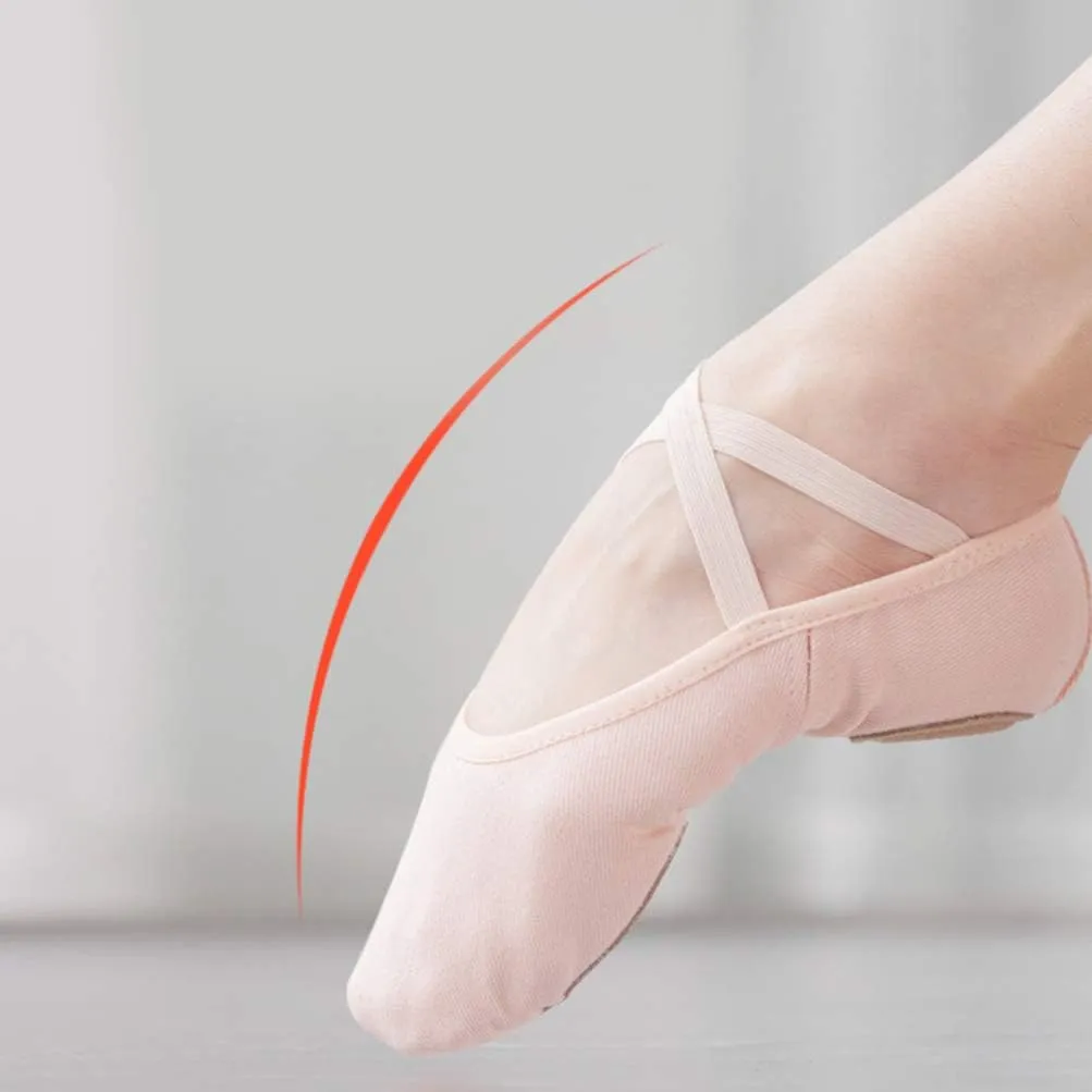 EXCEART sole ballet shoes girls kids ballet shoes ballet practice shoes women ballet flats ballet slippers for girls ballet shoes for toddler girls canvas ballet shoes foldable soles child