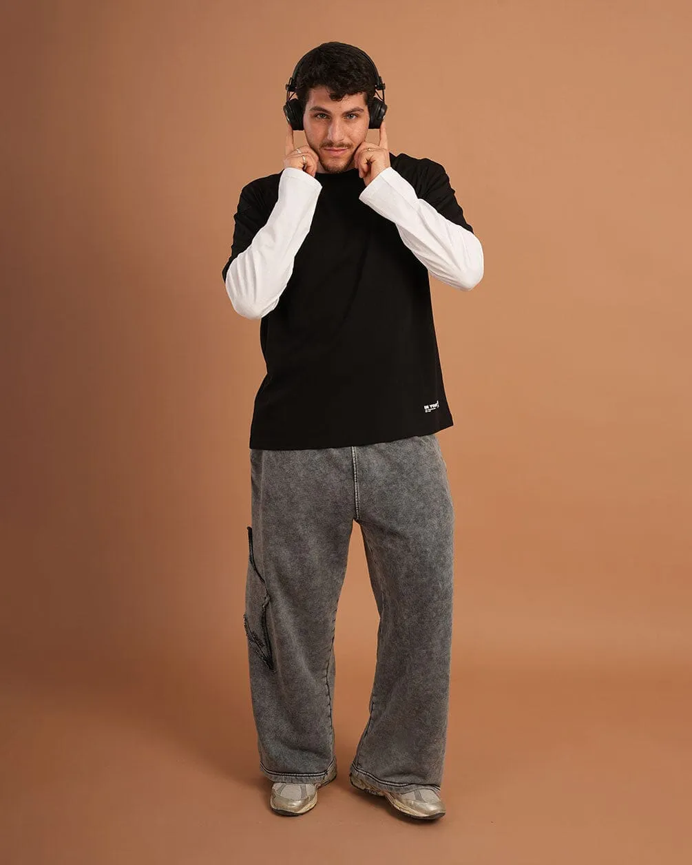 Grey Washed Skater Swants