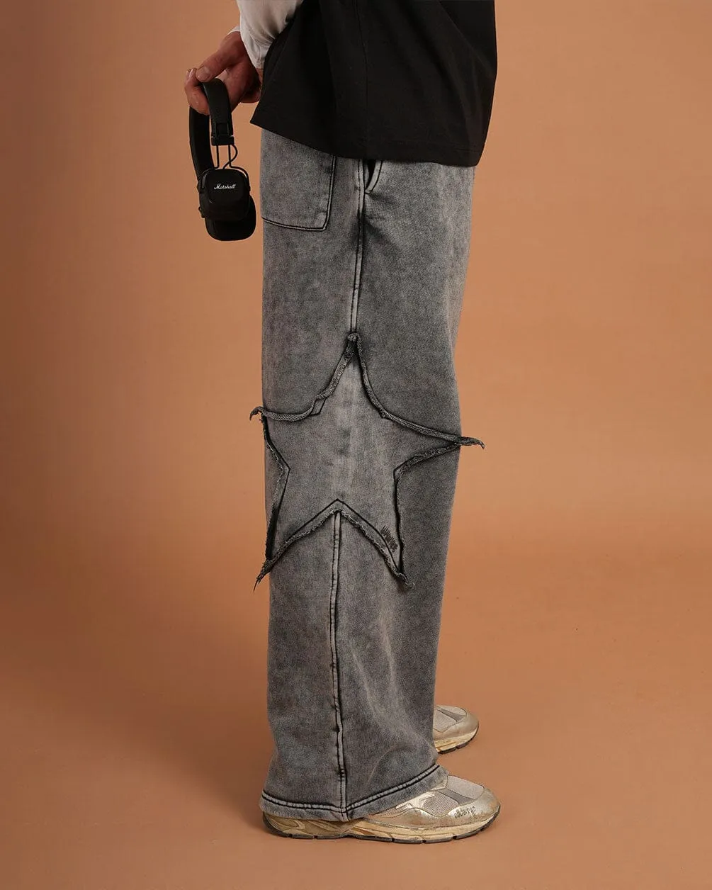Grey Washed Skater Swants