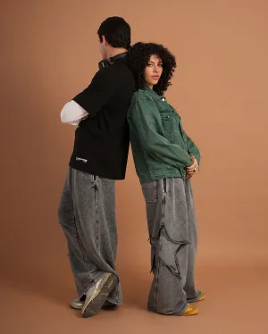 Grey Washed Skater Swants