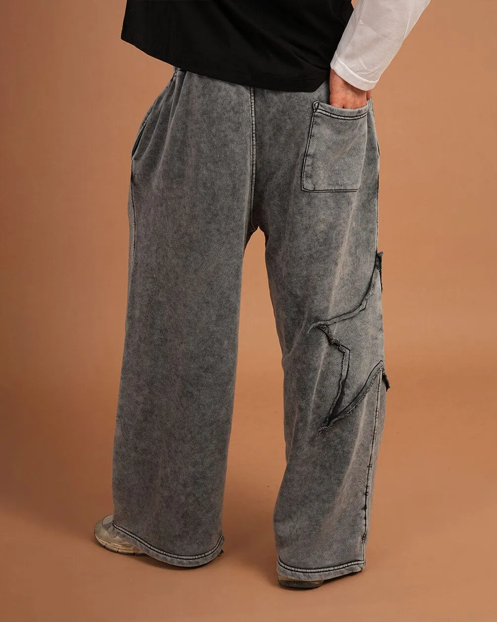 Grey Washed Skater Swants