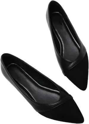 Hee grand Flats for Women Pointed Toe Slip on Ballet Flats Comfortable Dress Shoes Lightweight Casual Loafers