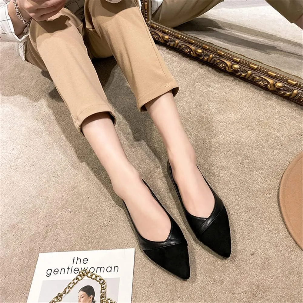 Hee grand Flats for Women Pointed Toe Slip on Ballet Flats Comfortable Dress Shoes Lightweight Casual Loafers