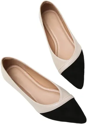 Hee grand Flats for Women Pointed Toe Slip on Ballet Flats Comfortable Dress Shoes Lightweight Casual Loafers