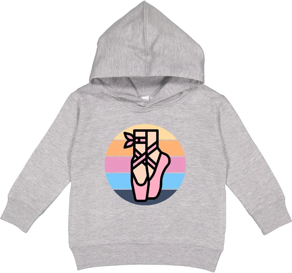 inktastic Ballerina Dance Ballet Shoes Toddler Hoodie