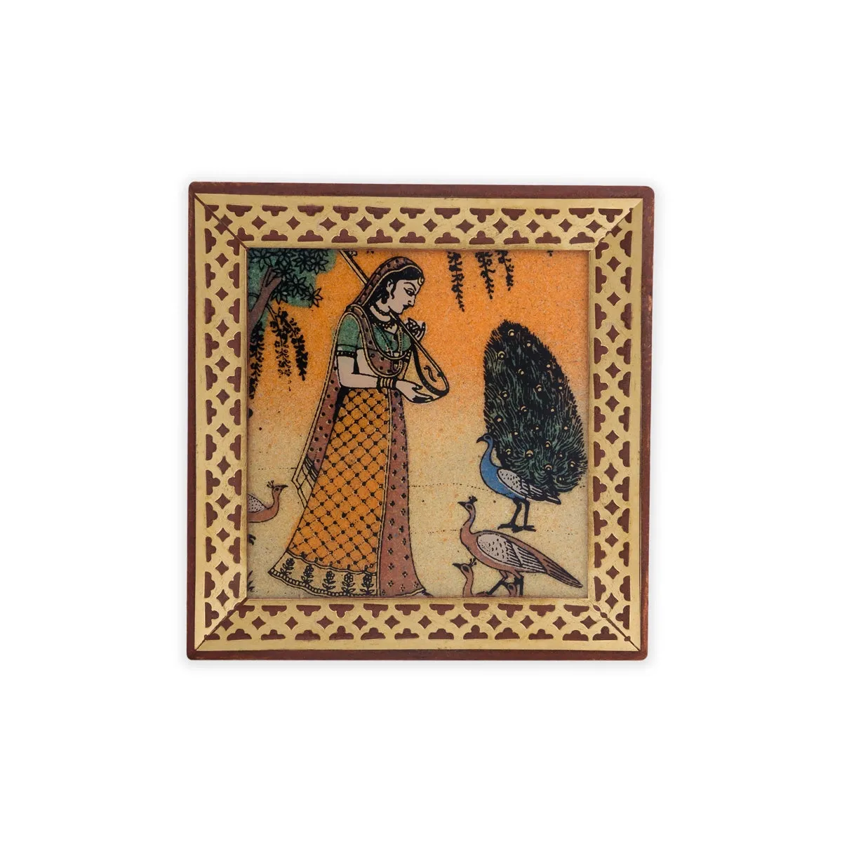 Jewellery Box - 1.5 x 3 Inches | Sheesham Gem Stone Storage Box/ Wooden Box for Home