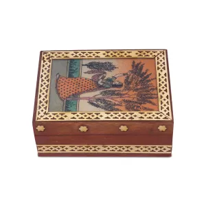Jewellery Box - 1.5 x 4 Inches | Gemstone Storage Box/ Sheesham Wooden Box for Home