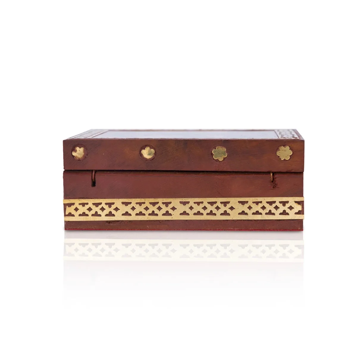 Jewellery Box - 1.5 x 4 Inches | Gemstone Storage Box/ Sheesham Wooden Box for Home