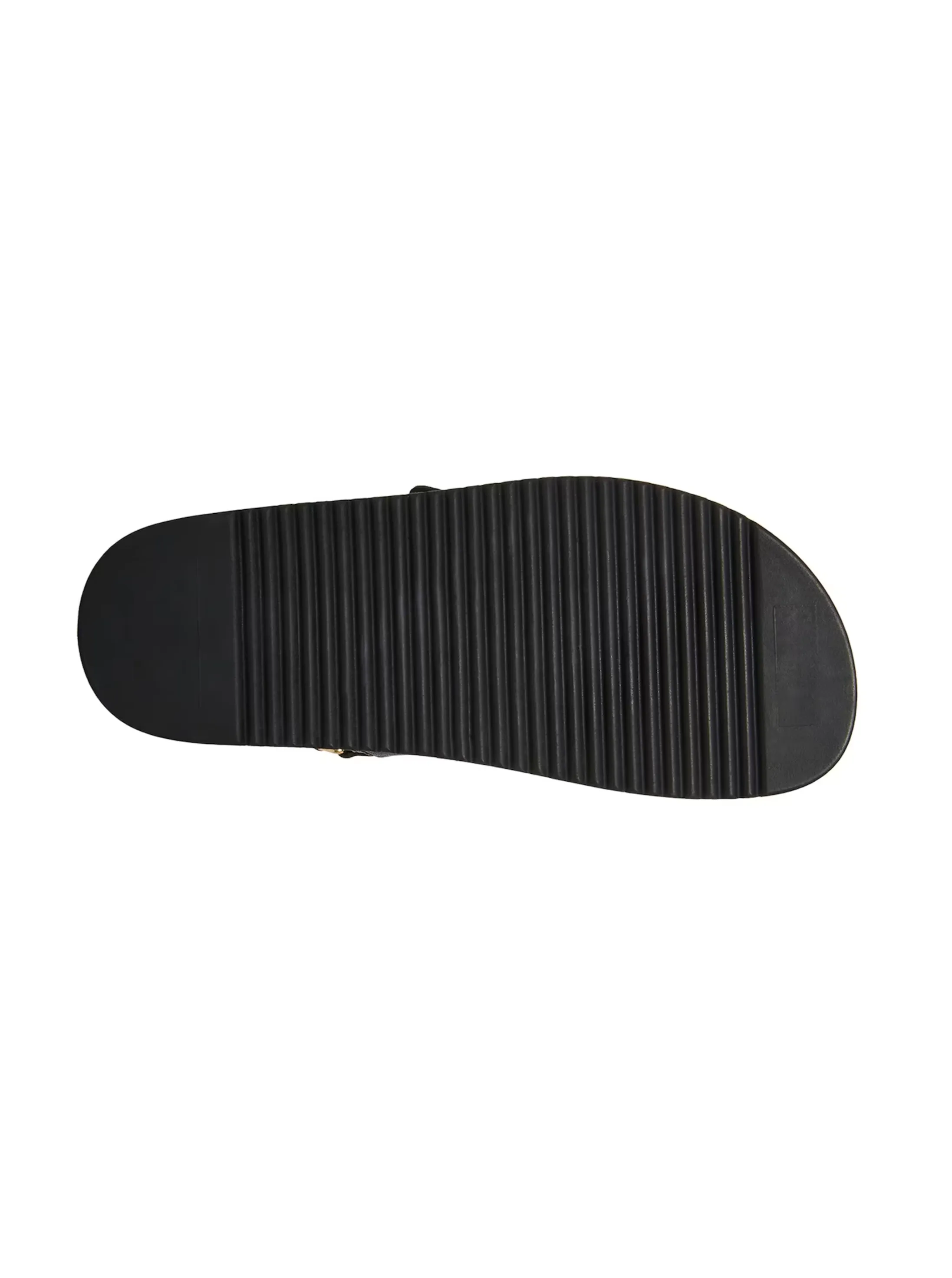 Mona Steve Madden Leather Sandal [Black-Mona04S1]