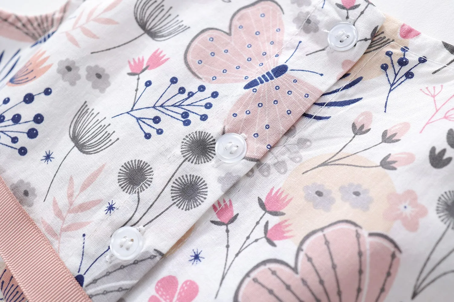 Nana Butterfly Print Sleeveless Dress