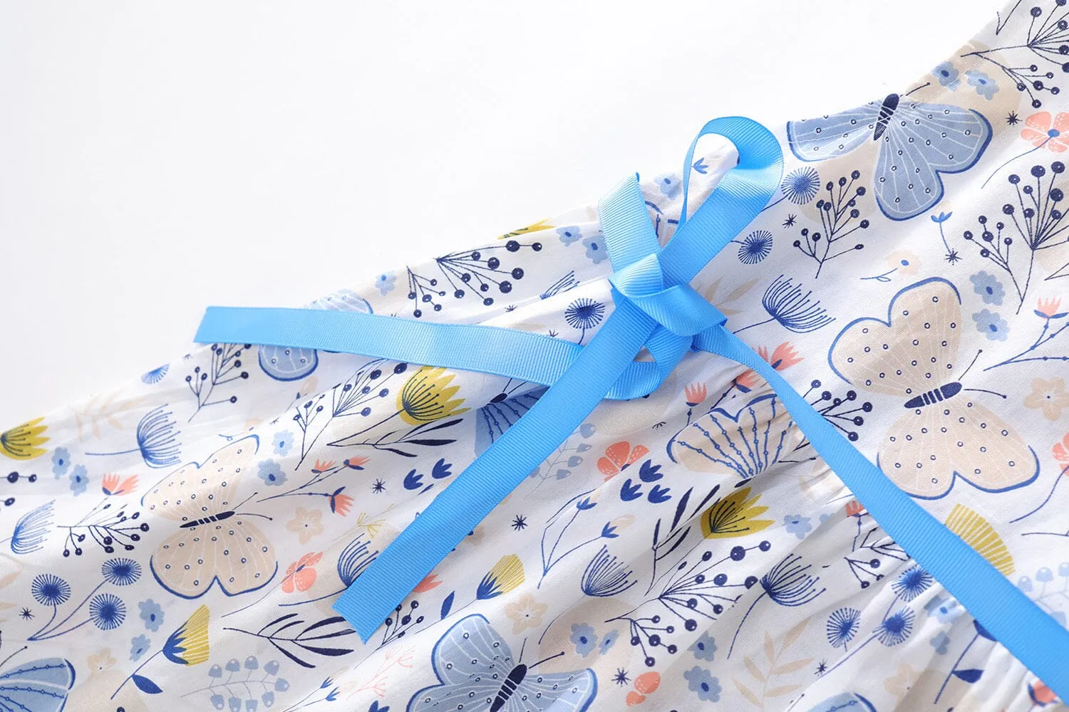 Nana Butterfly Print Sleeveless Dress