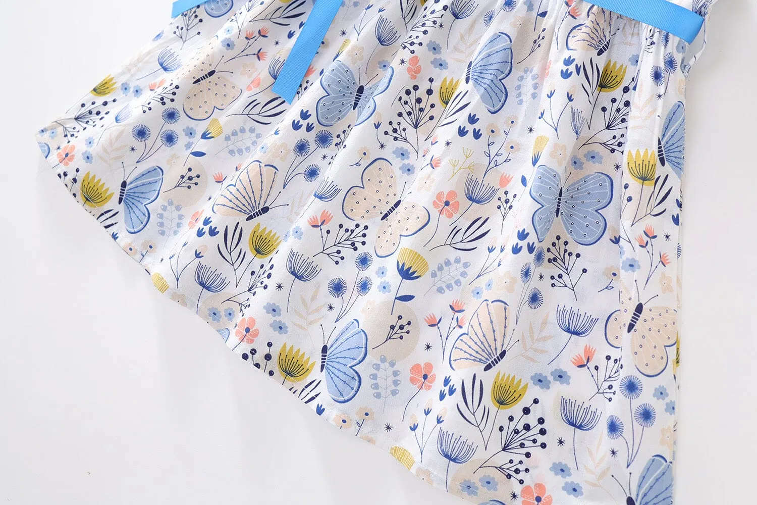 Nana Butterfly Print Sleeveless Dress