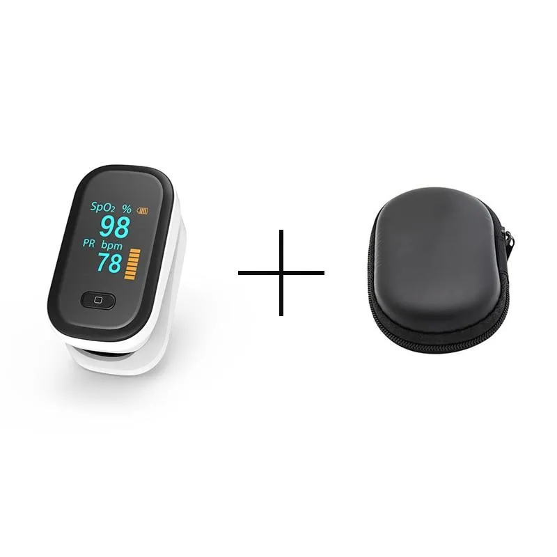 OLED Medical Portable Finger Pulse Oximeter blood oxygen Heart Rate Saturation Meter