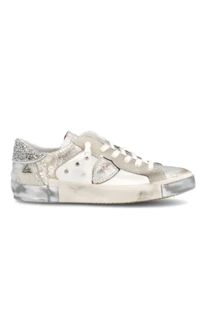 PRSX Low Metal Animalier Blanc Argent