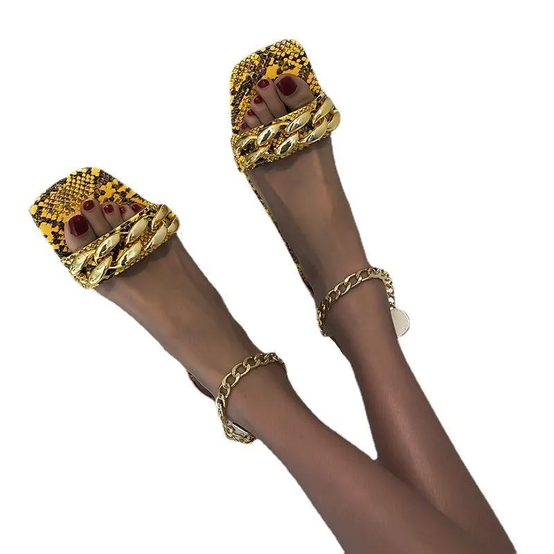 Sandals Women Fashion Temperament Toe Bag Heel