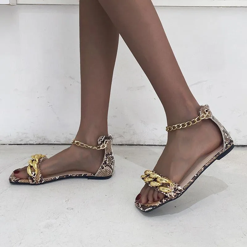 Sandals Women Fashion Temperament Toe Bag Heel