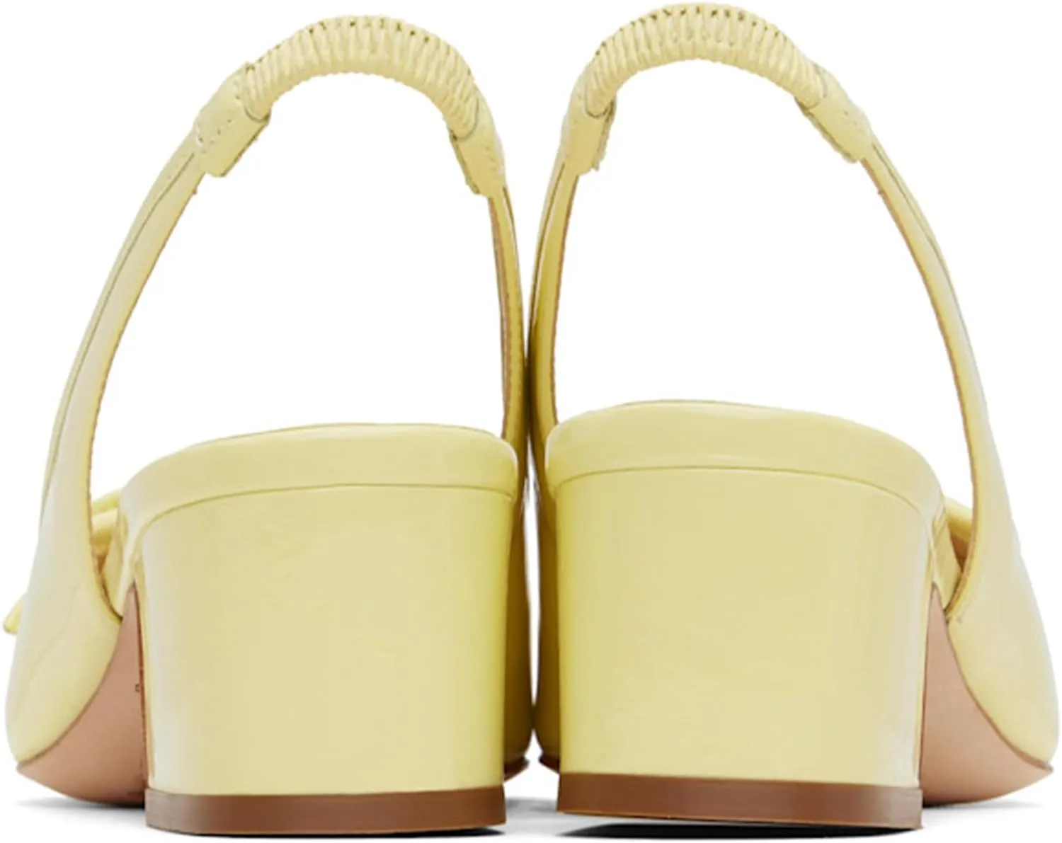 Slingback Ballet Heels for Women Cute Bow Square Toe Low Chunky Heel Ballerina Pumps Comfort Satin Mary Jane Heels Shoes with Elastic Rear Strap