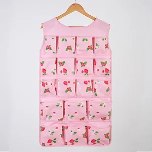 SOFT Duvet Covers Underwear/hanging Pocket storage bag/socks and the wardrobe Organizer/hanging storage box/the style of dormitory closet-C 82x46cm(32x18inch)
