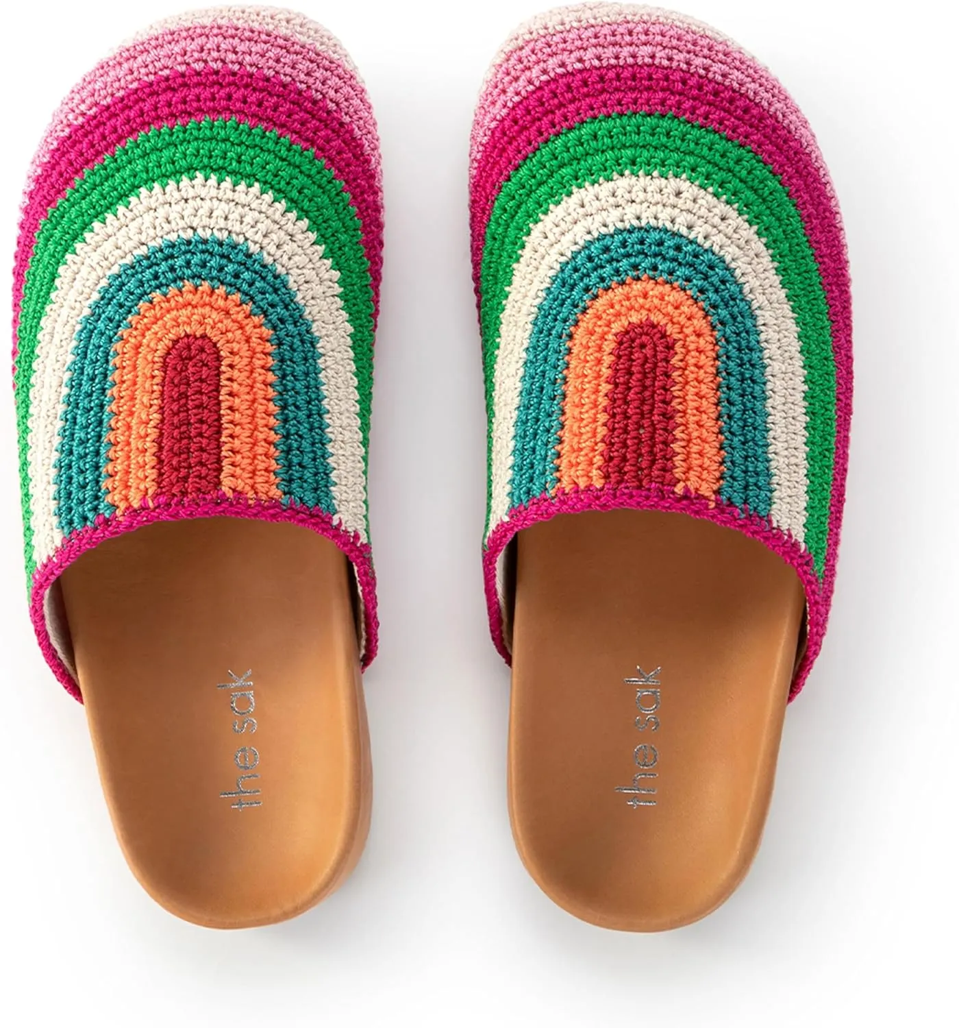 The Sak Bolinas Clog in Crochet and Leather, Slip On Entry