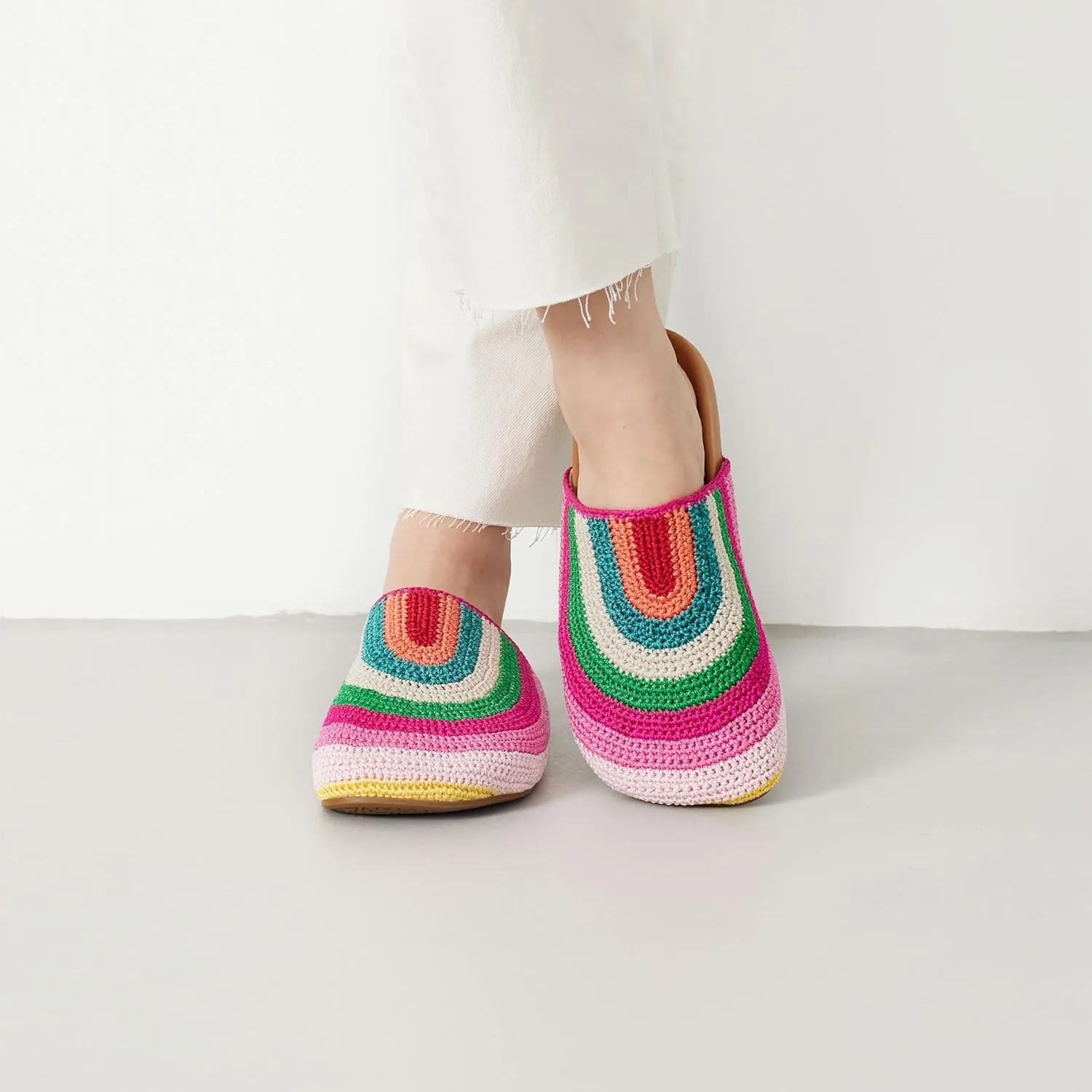 The Sak Bolinas Clog in Crochet and Leather, Slip On Entry