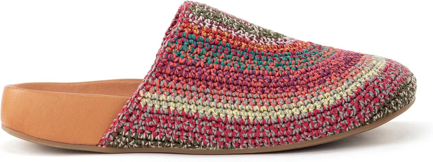 The Sak Bolinas Clog in Crochet and Leather, Slip On Entry