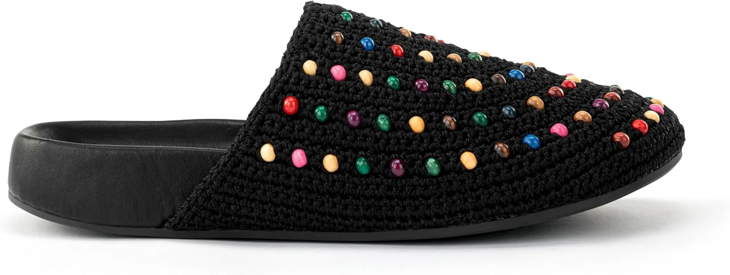 The Sak Bolinas Clog in Crochet and Leather, Slip On Entry