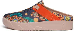 UIN Women's Mules Fashion Comfort Travel Art Painted Shoes Wide Toe Casual Household Slippers Slip On Loafers Fuerteventura  Infinite Fantasy 3 (7.5)