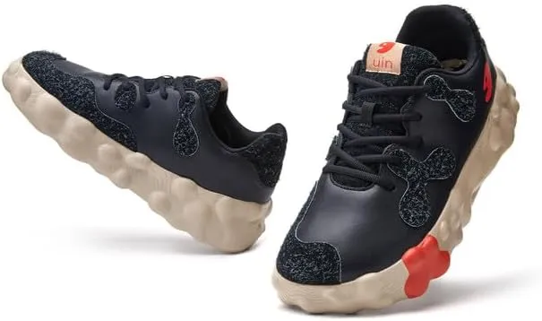 UIN Women's Walking Travel Shoes Slip On Casual Lightweight Wide Toe Chunky Fashion Sneaker Figueras