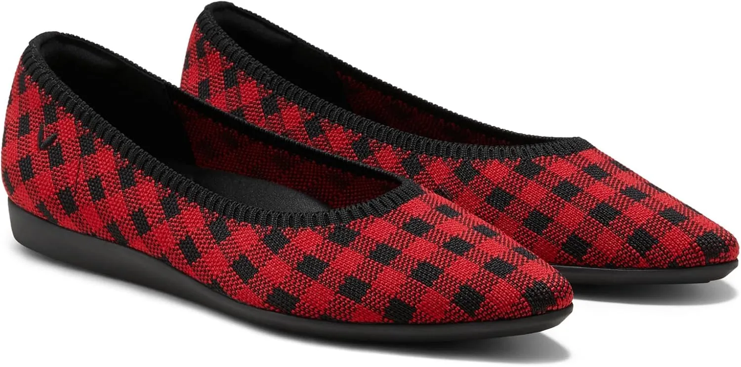 VIVAIA Aria Walker Lightweight Pointed-Ballet Flats for Women Slip On Washable Ballet Flats Shoes Comfortable Casual