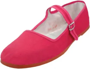 Women's Mary Jane Cotton Shoes Ballerina Ballet Flat Slip on Slippers Multiple Colors