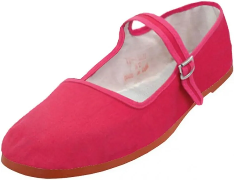 Women's Mary Jane Cotton Shoes Ballerina Ballet Flat Slip on Slippers Multiple Colors